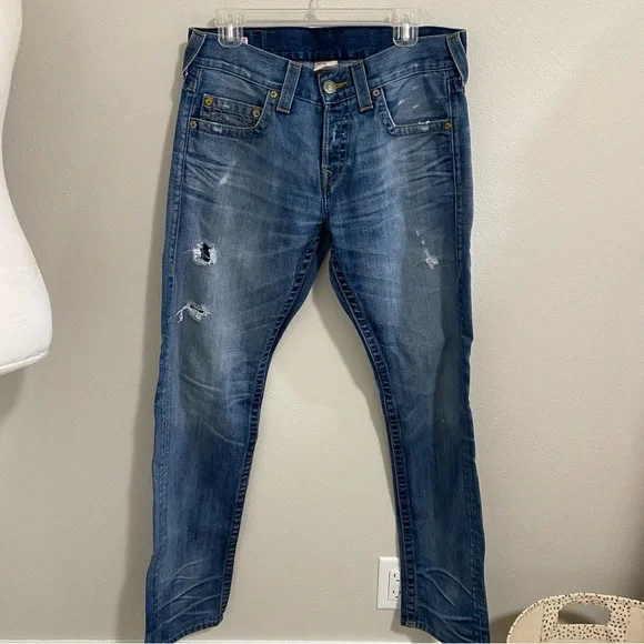 True Religion Men’s Geno Denim Jeans - 32 - Picture 2 of 6